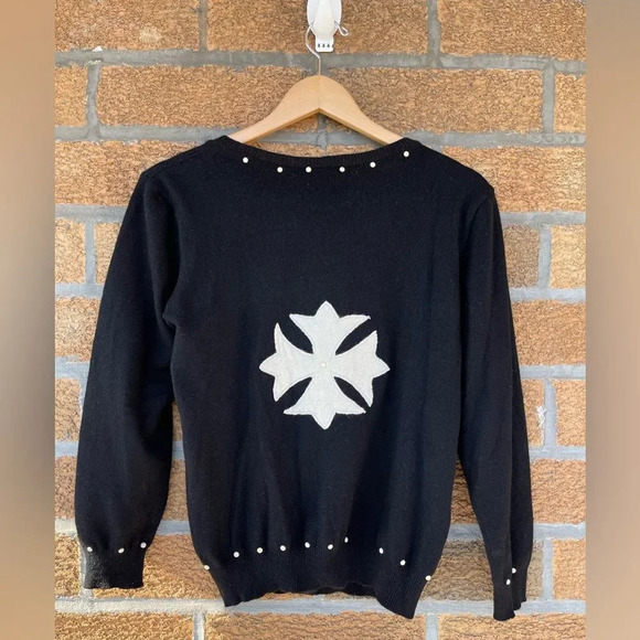 Deborah Lindquist cashmere cardigan size large - Picture 5 of 5